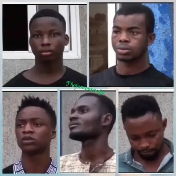 5 Nigerians Rob & Rape Ghanaian Lady In The Presence Of Her Husband, Film It (Pics)